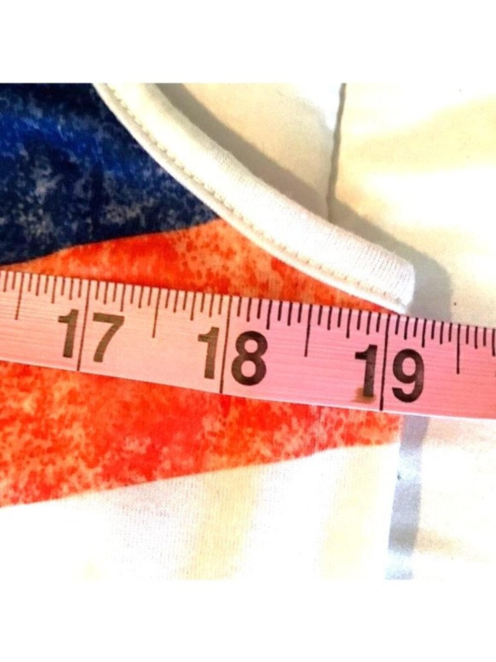 Womens Patriotic Sleeveless American Flag Tank Top By Acting Pro - Picture 10 of 10
